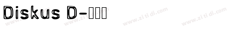 Diskus D字体转换